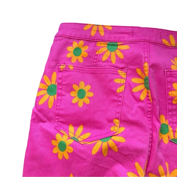 Free People Youthquake Printed Crop
Flare Jeans Pink Size 26 - Picture 6 of 8